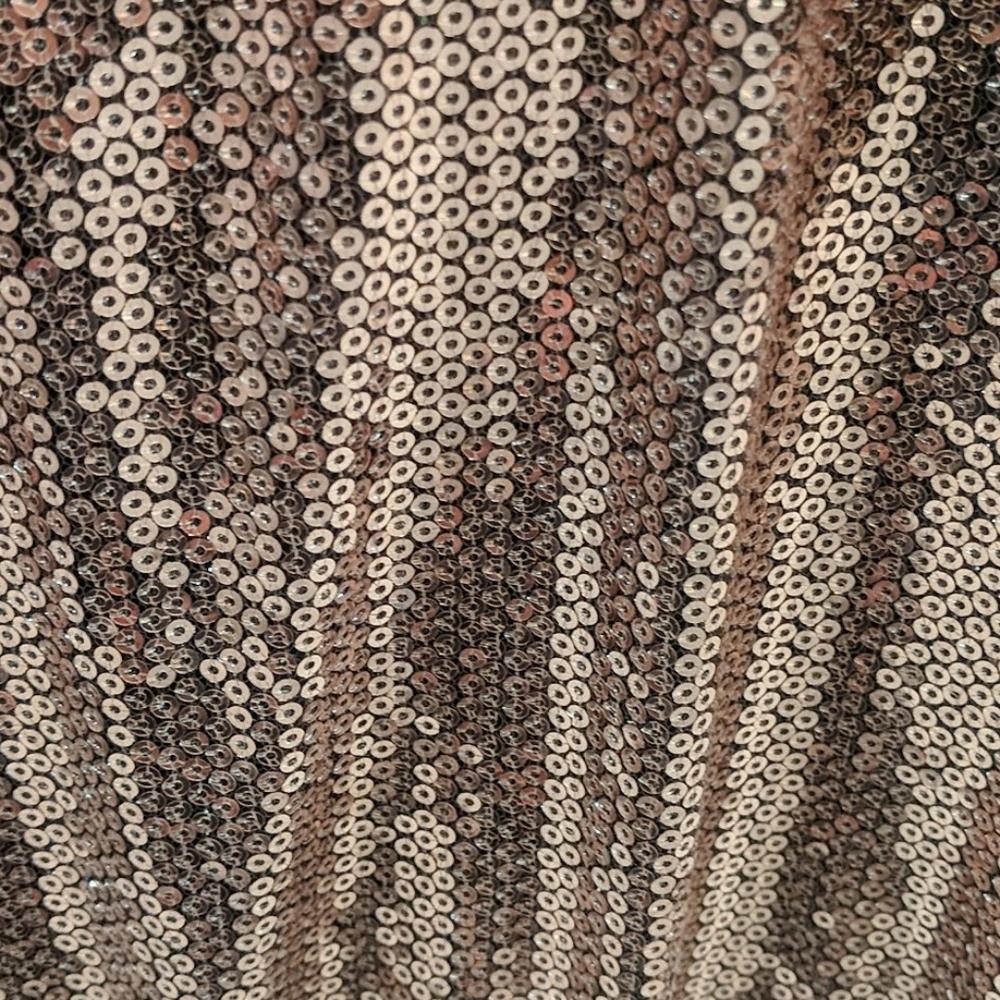 Rose Gold Sequin Mini Dress - Picture 2 of 5